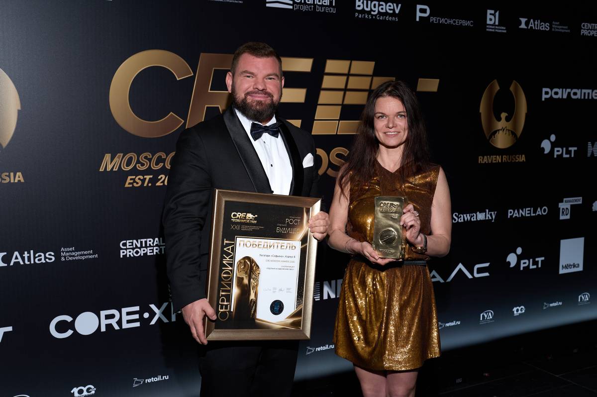 АТ-ИНВЕСТ получила «Золотой кирпич» на CRE Moscow Awards 2025 за Логопарк «Софьино»!